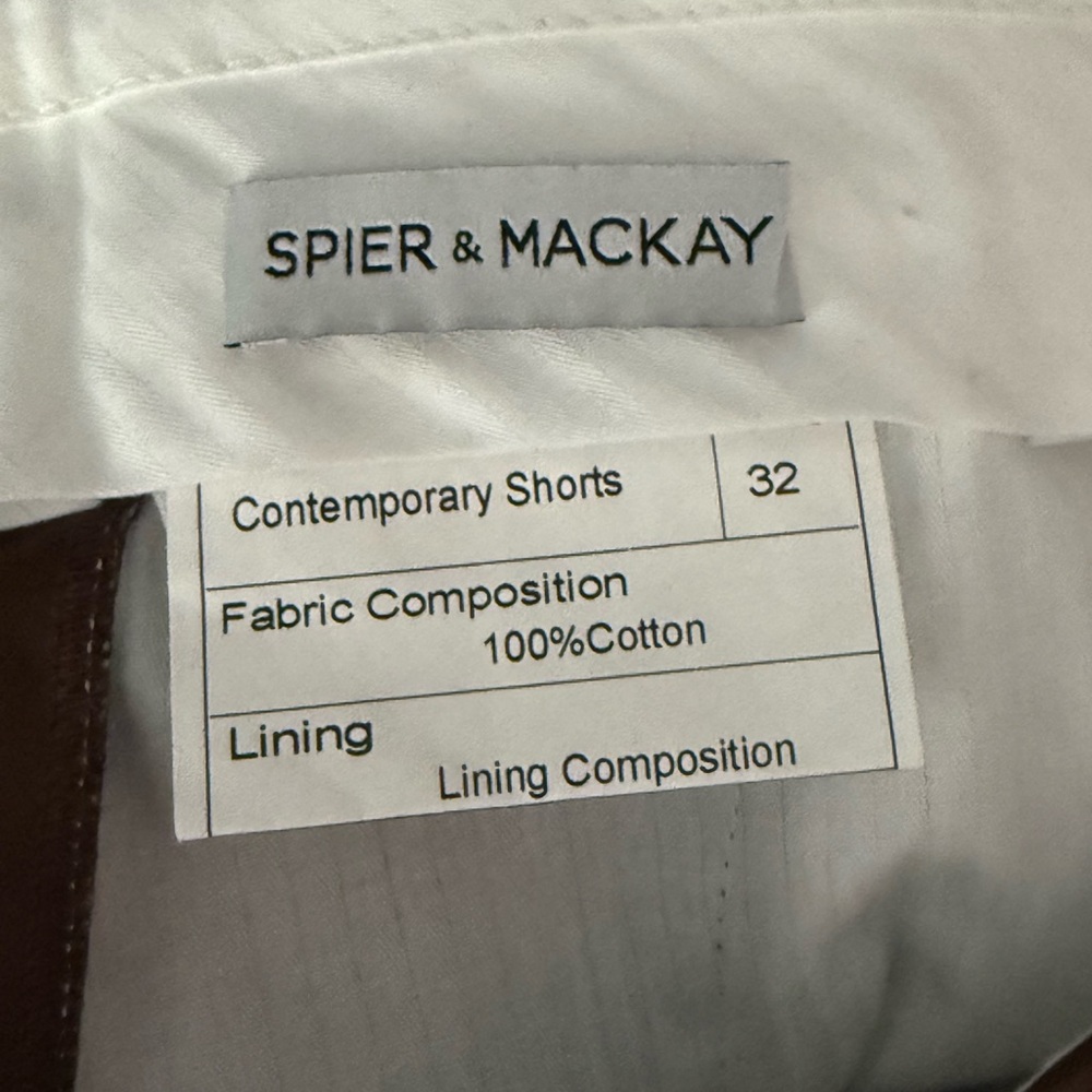 Spier & Mackay Brown Cotton Shorts - Picture 8 of 8